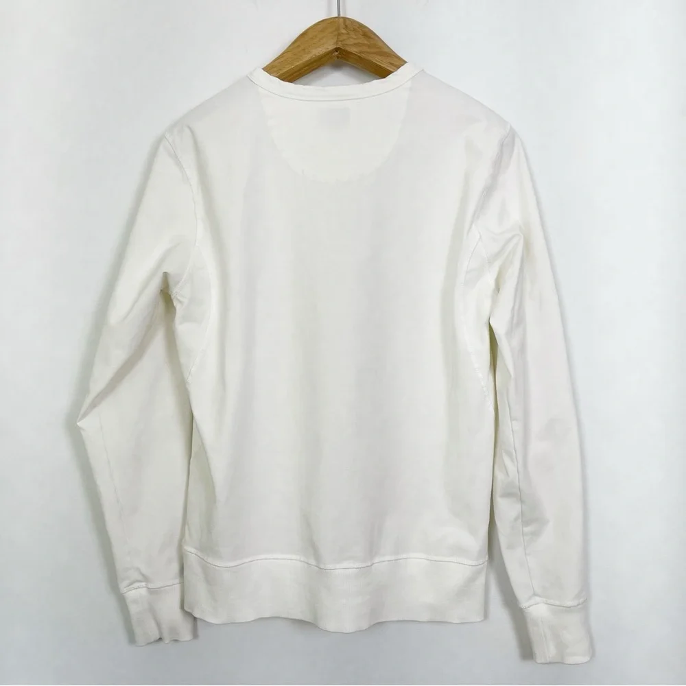 Good Man Brand White Flex Pro Victory Crew Sweatshirt Size Medium - Picture 7 of 12
